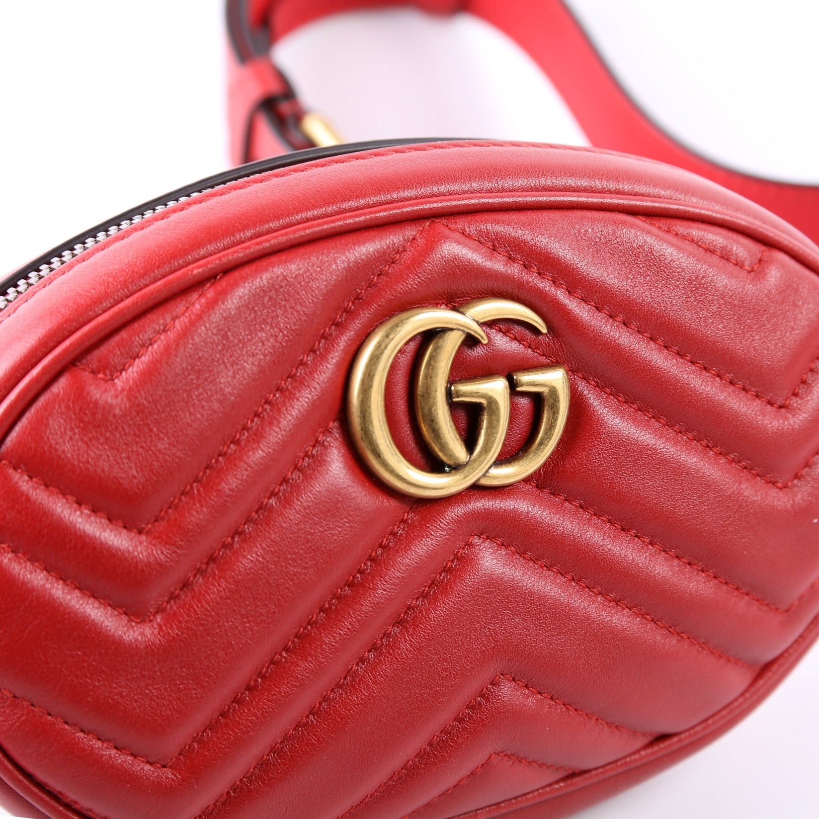 Gucci Marmont Belt Bag Red