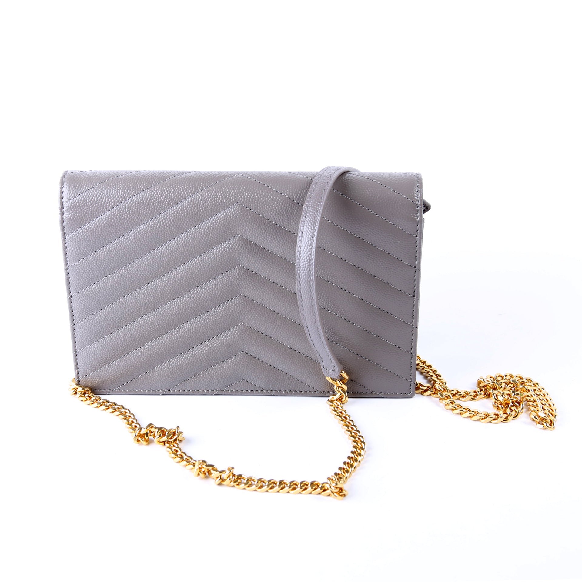 Envelope Chain Wallet 393953 Grey