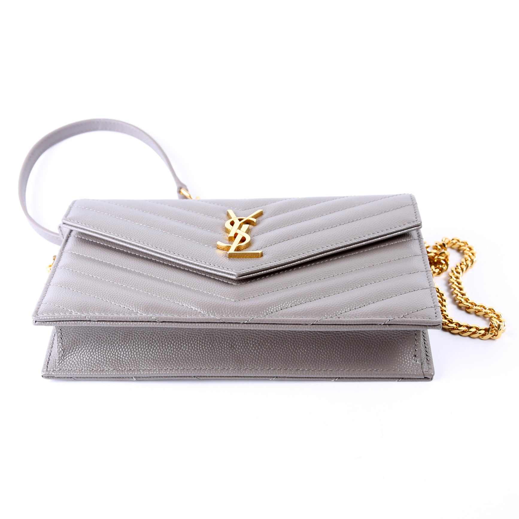 Envelope Chain Wallet 393953 Grey
