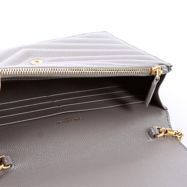 Envelope Chain Wallet 393953 Grey