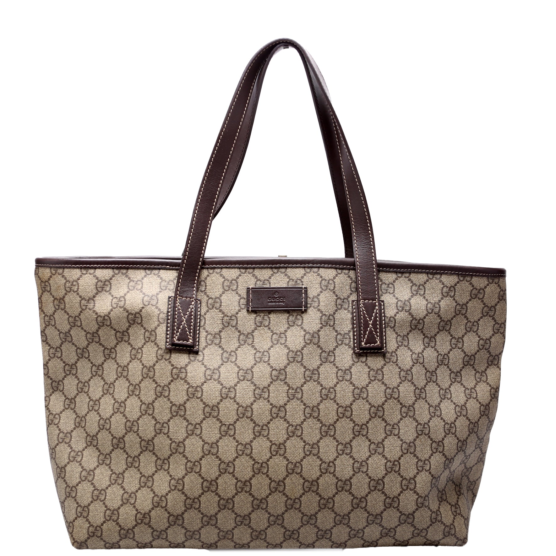 211137 GG Supreme Medium Zip Tote