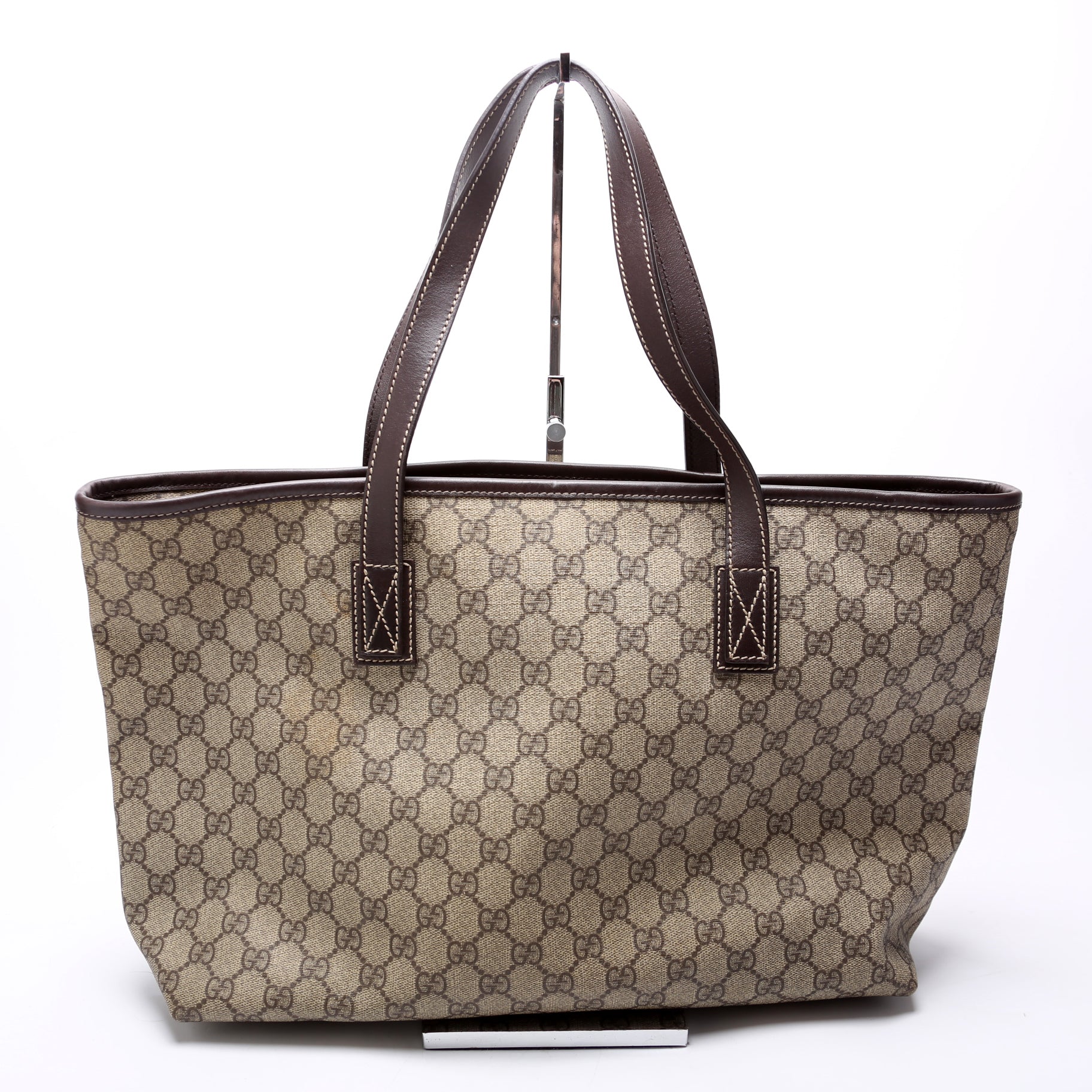 211137 GG Supreme Medium Zip Tote