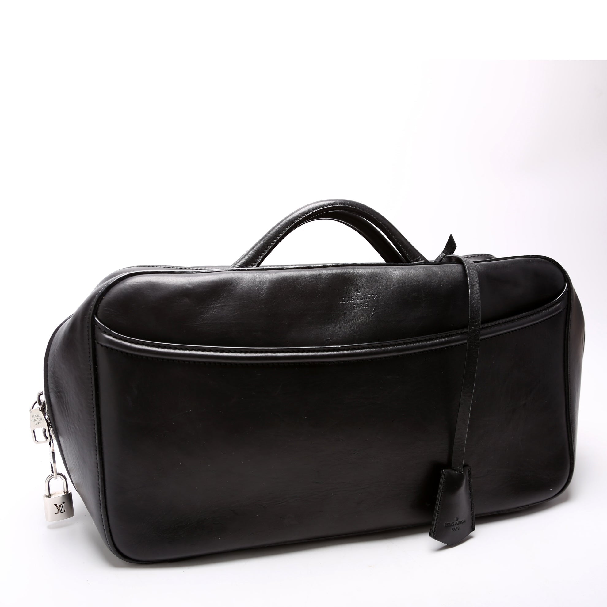 Frontier Leather Suitcase Black
