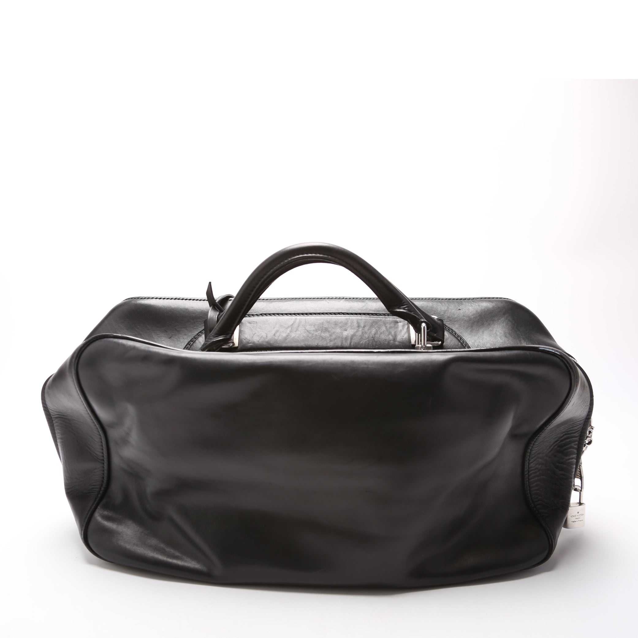 Frontier Leather Suitcase Black