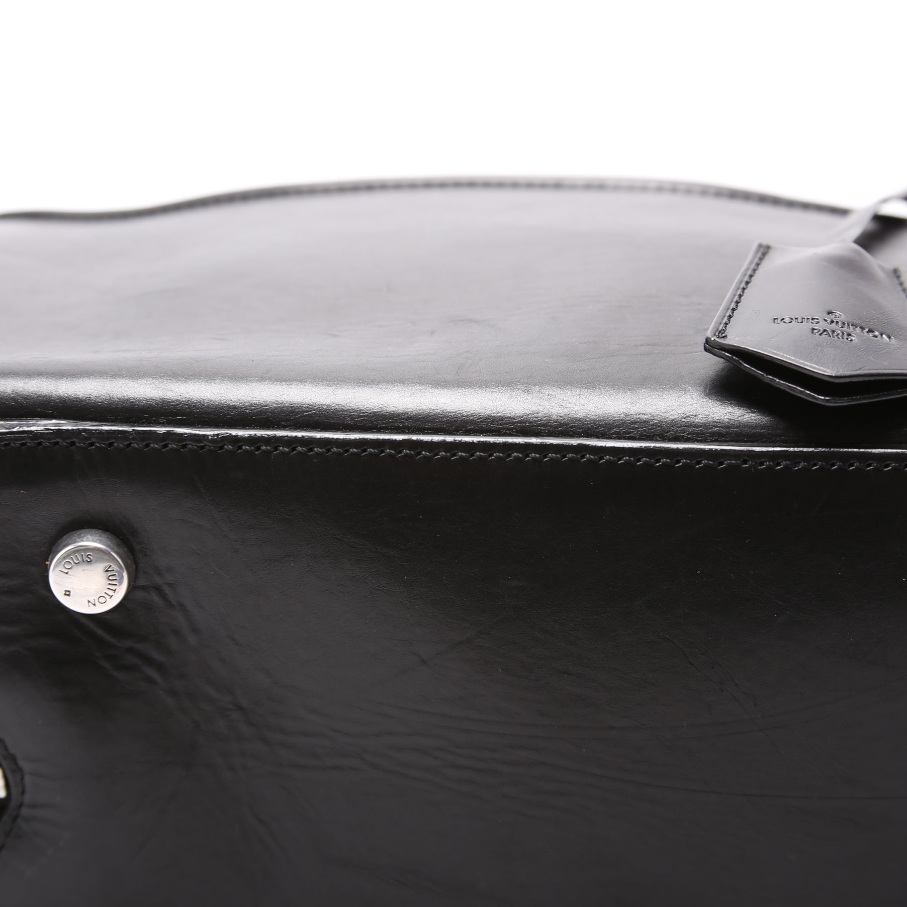 Frontier Leather Suitcase Black
