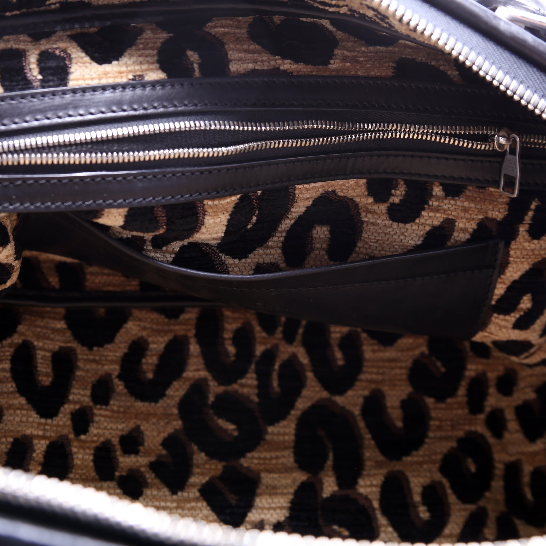 Frontier Leather Suitcase Black