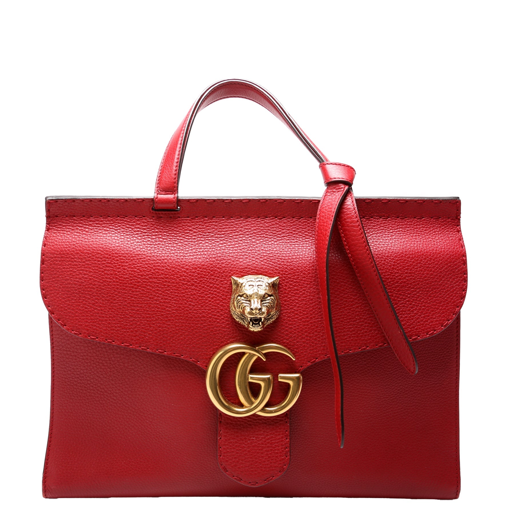 Marmont Top Handle Red