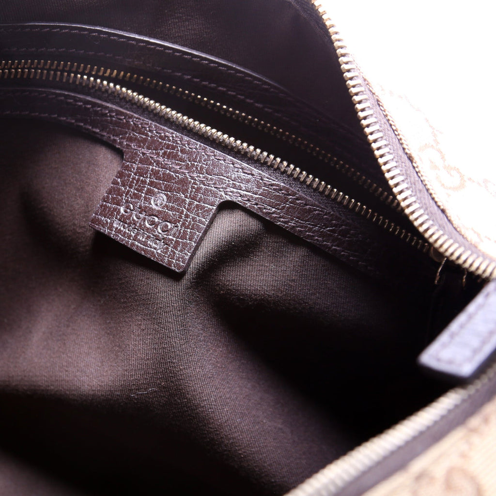 115867 Horsebit GG Canvas Hobo