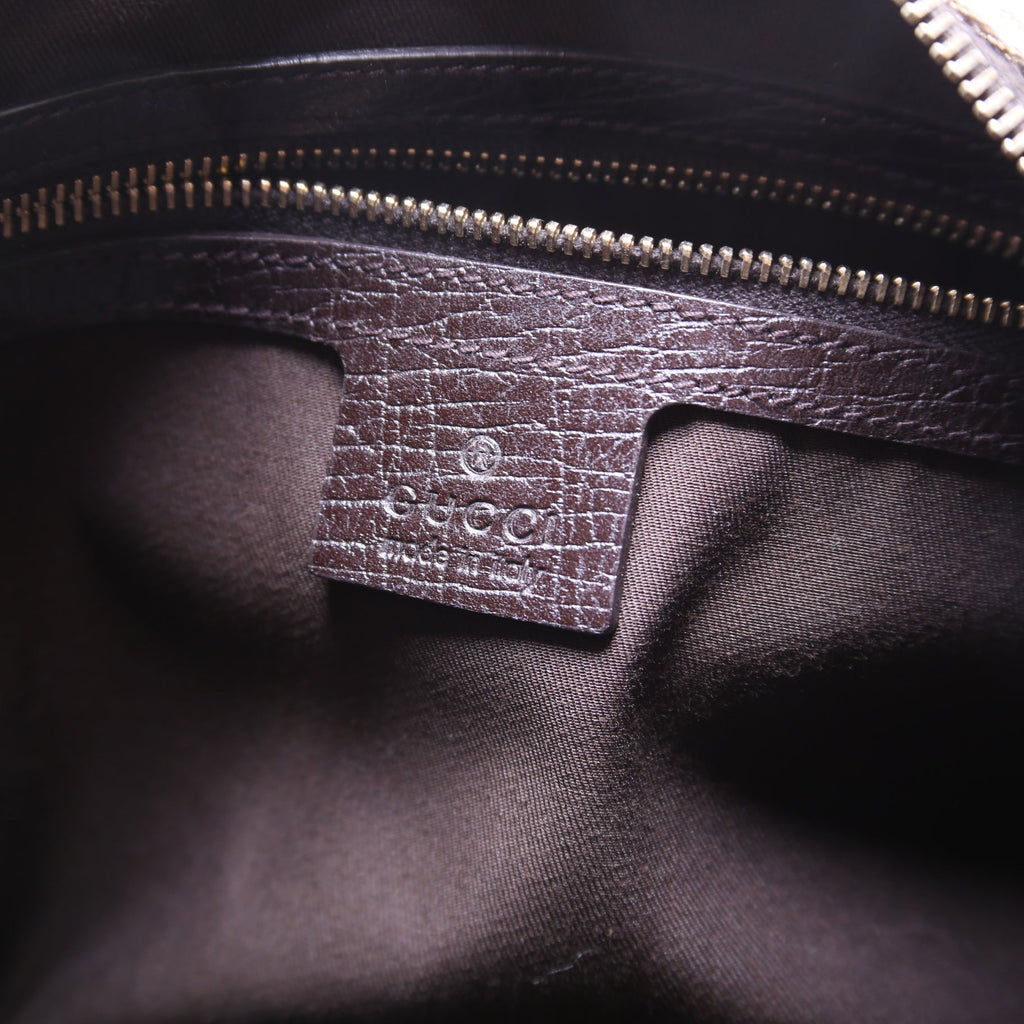 115867 Horsebit GG Canvas Hobo