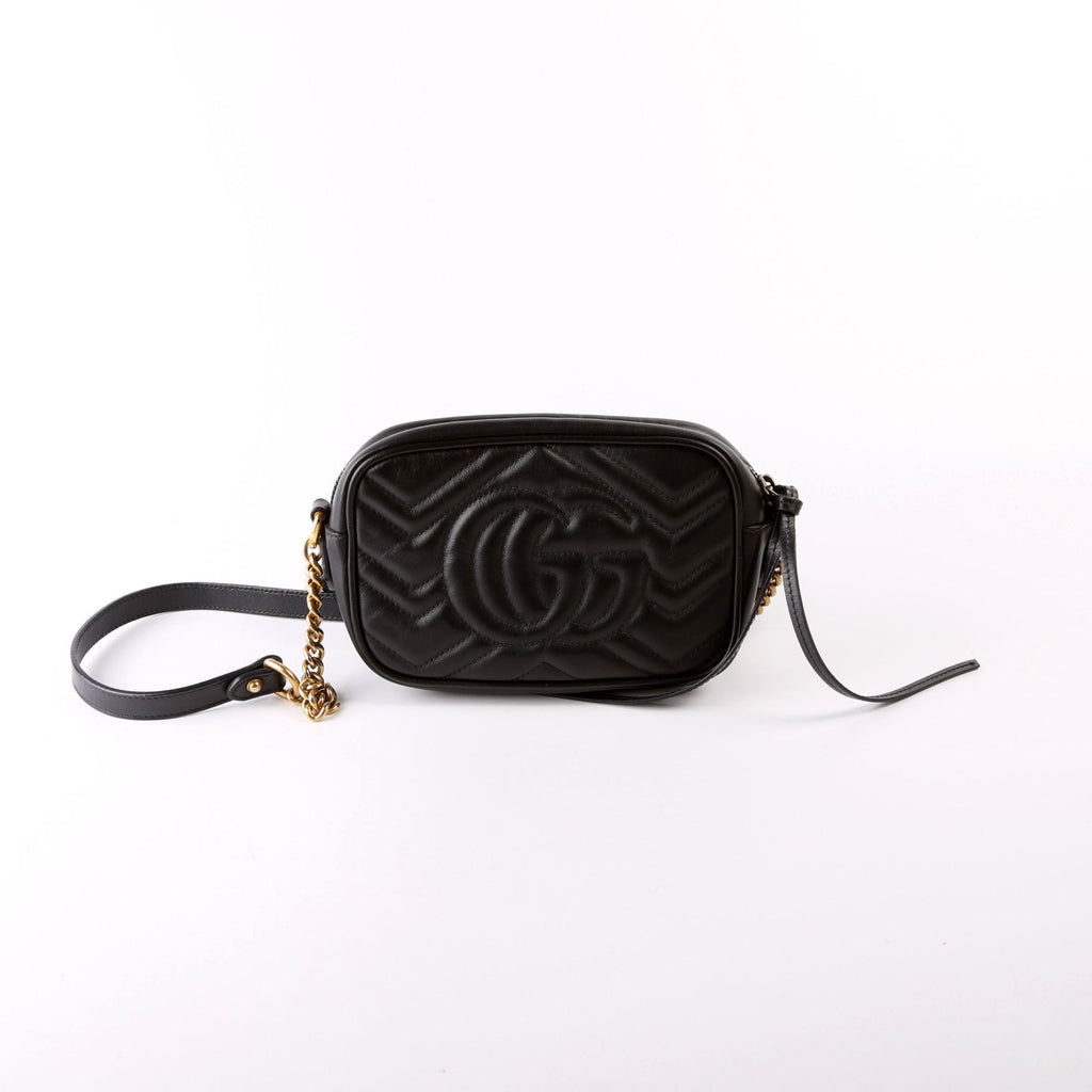 448085 Marmont Mini Camera Bag Black