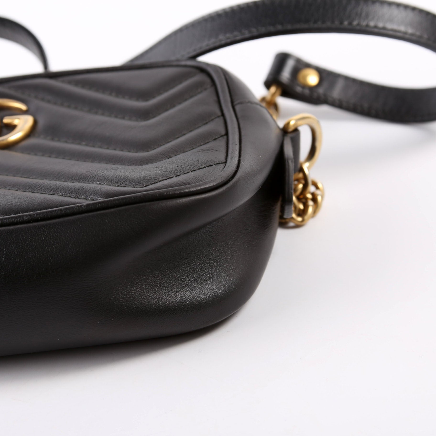 448085 Marmont Mini Camera Bag Black
