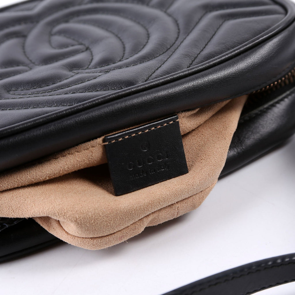 448085 Marmont Mini Camera Bag Black