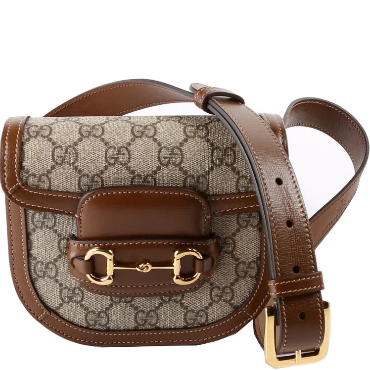 Gucci 760198 GG Supreme 1955 Horsebit Belt Bag