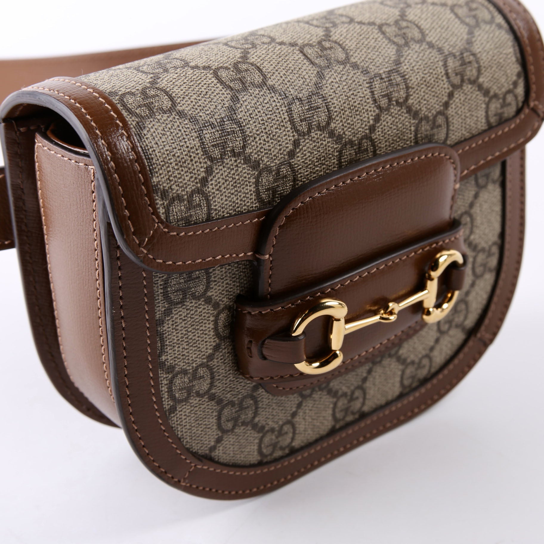 Gucci 760198 GG Supreme 1955 Horsebit Belt Bag