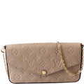 Pochette Felicie Empreinte Turtledove