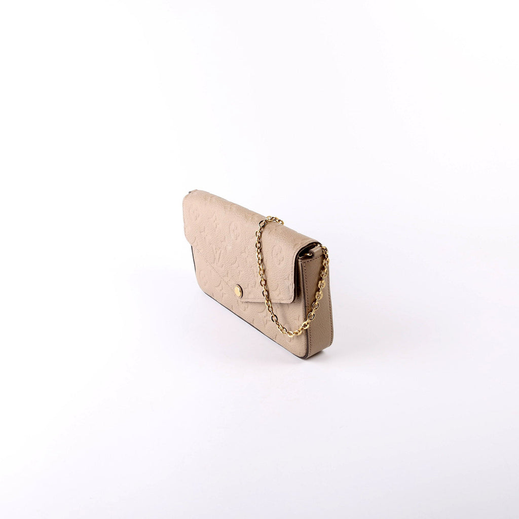 Pochette Felicie Empreinte Turtledove