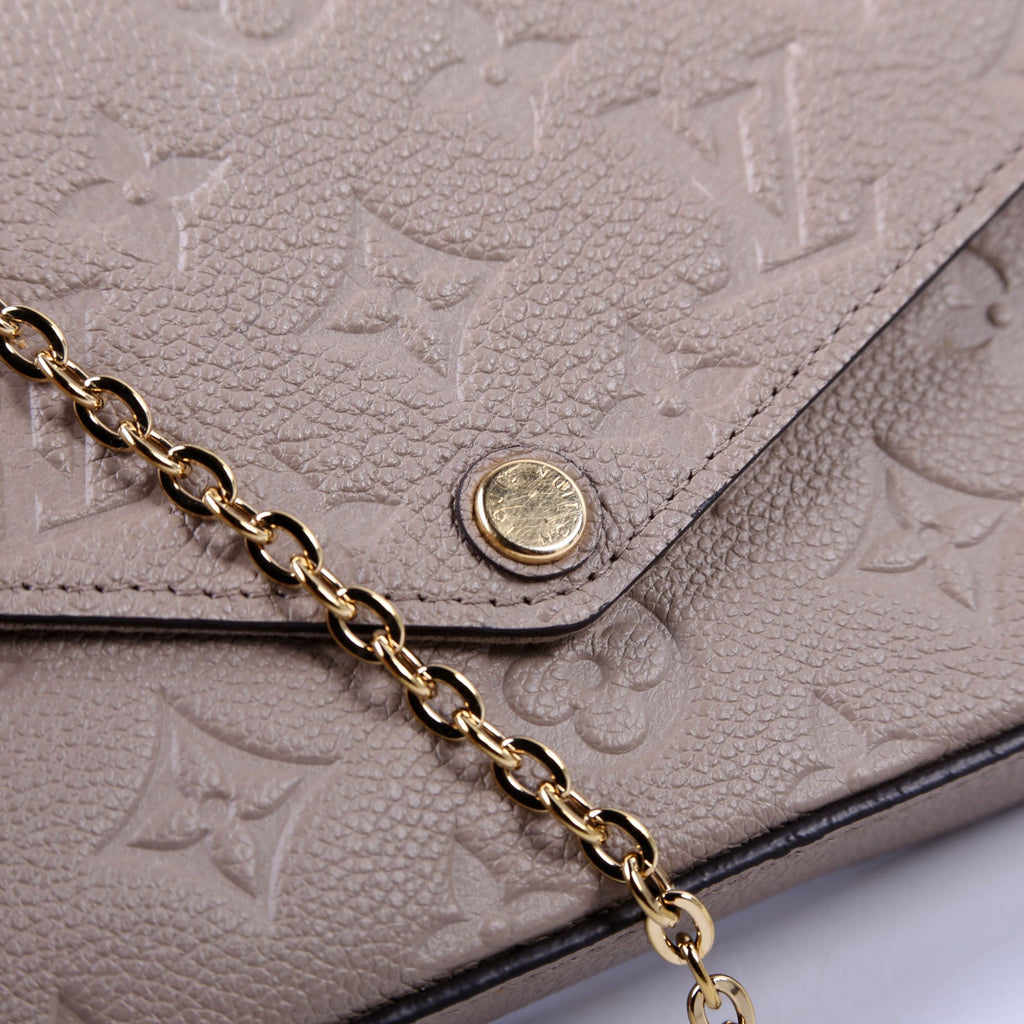 Pochette Felicie Empreinte Turtledove