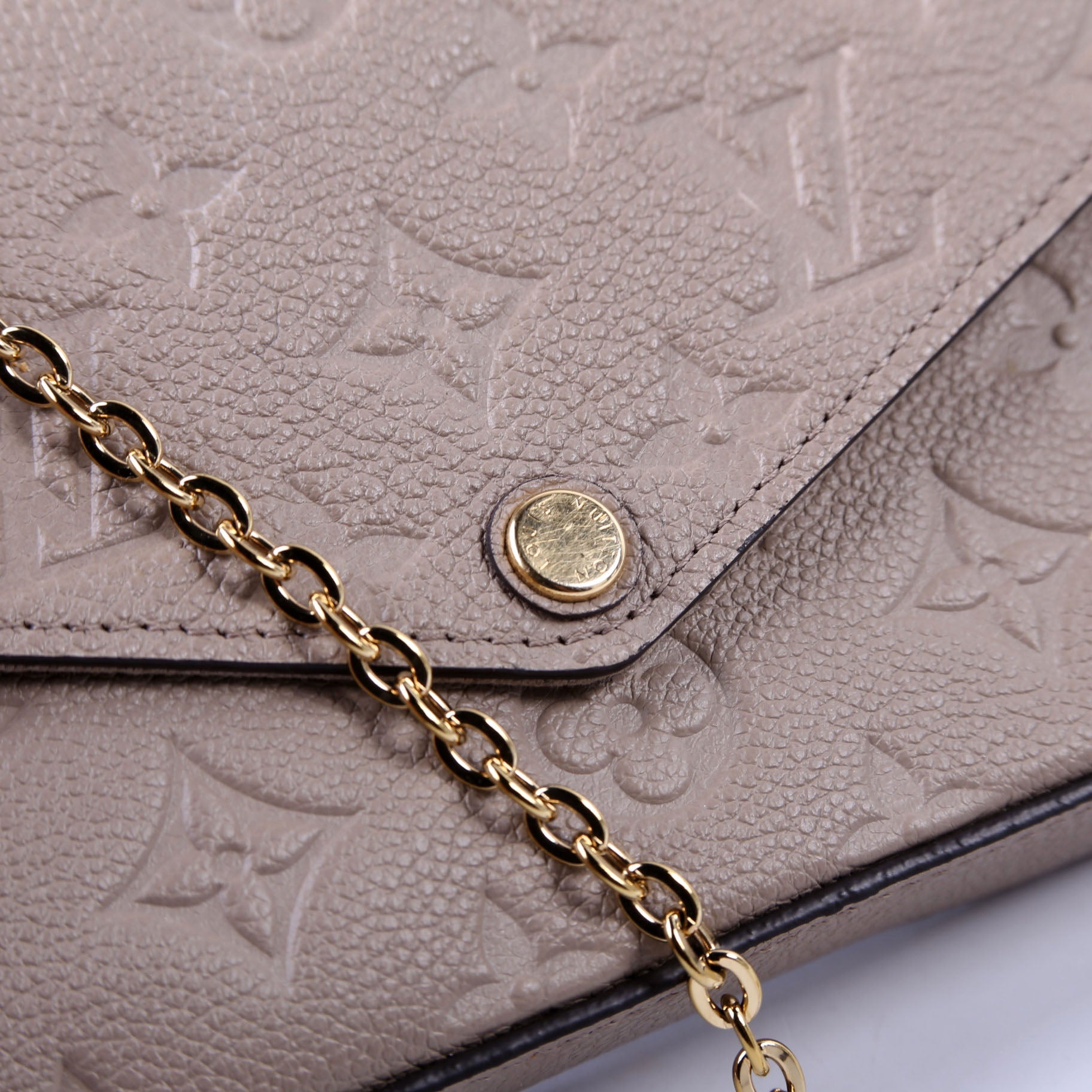 Pochette Felicie Empreinte Turtledove