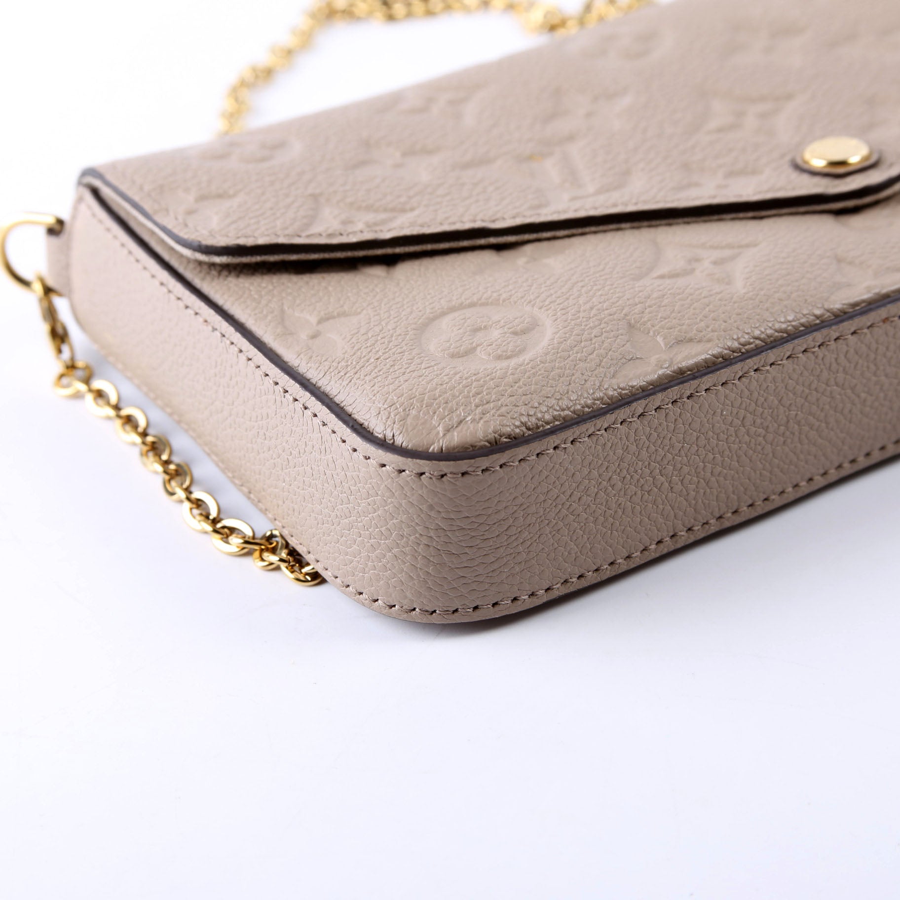 Pochette Felicie Empreinte Turtledove