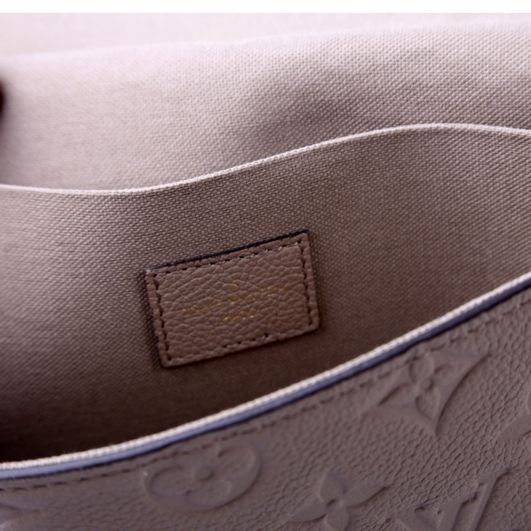 Pochette Felicie Empreinte Turtledove
