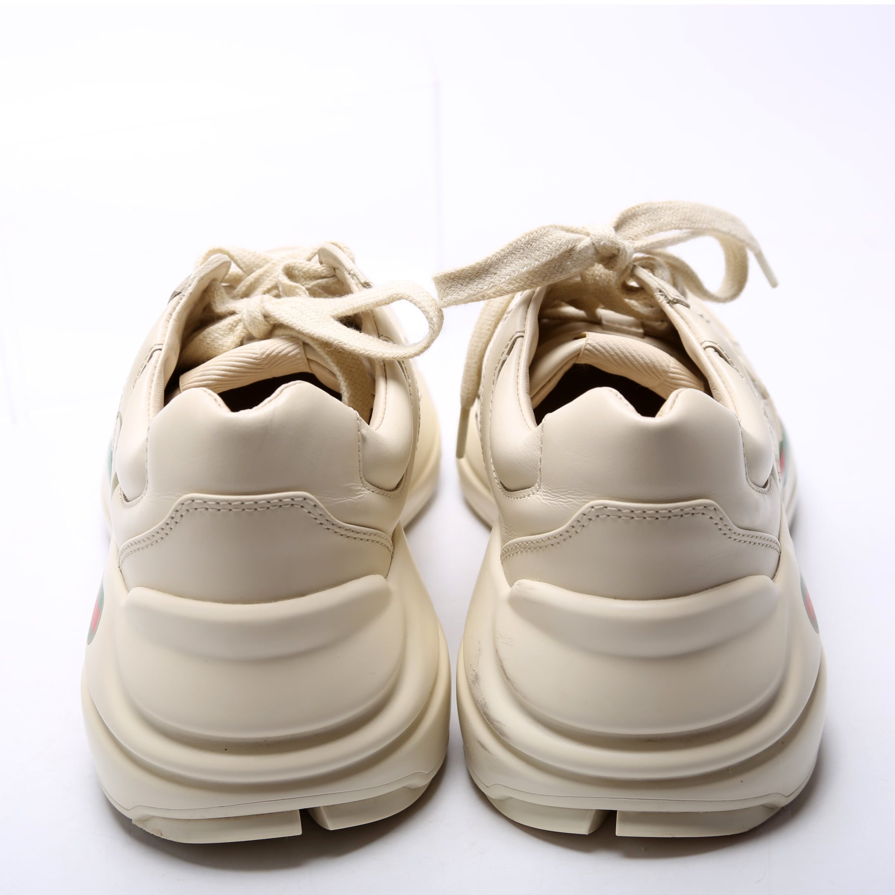 Rhyton Logo Sneakers Size 36.5 Cream
