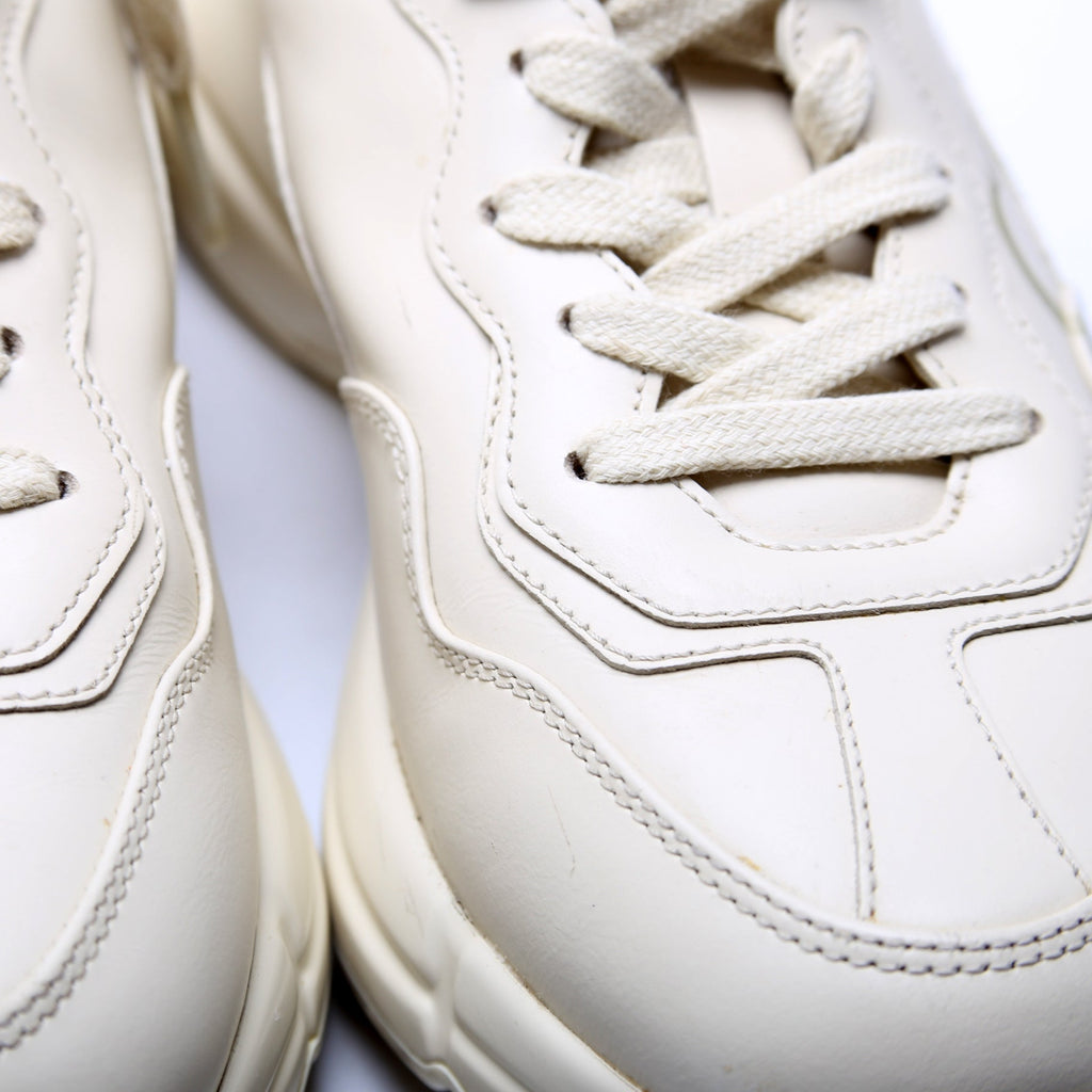 Rhyton Logo Sneakers Size 36.5 Cream