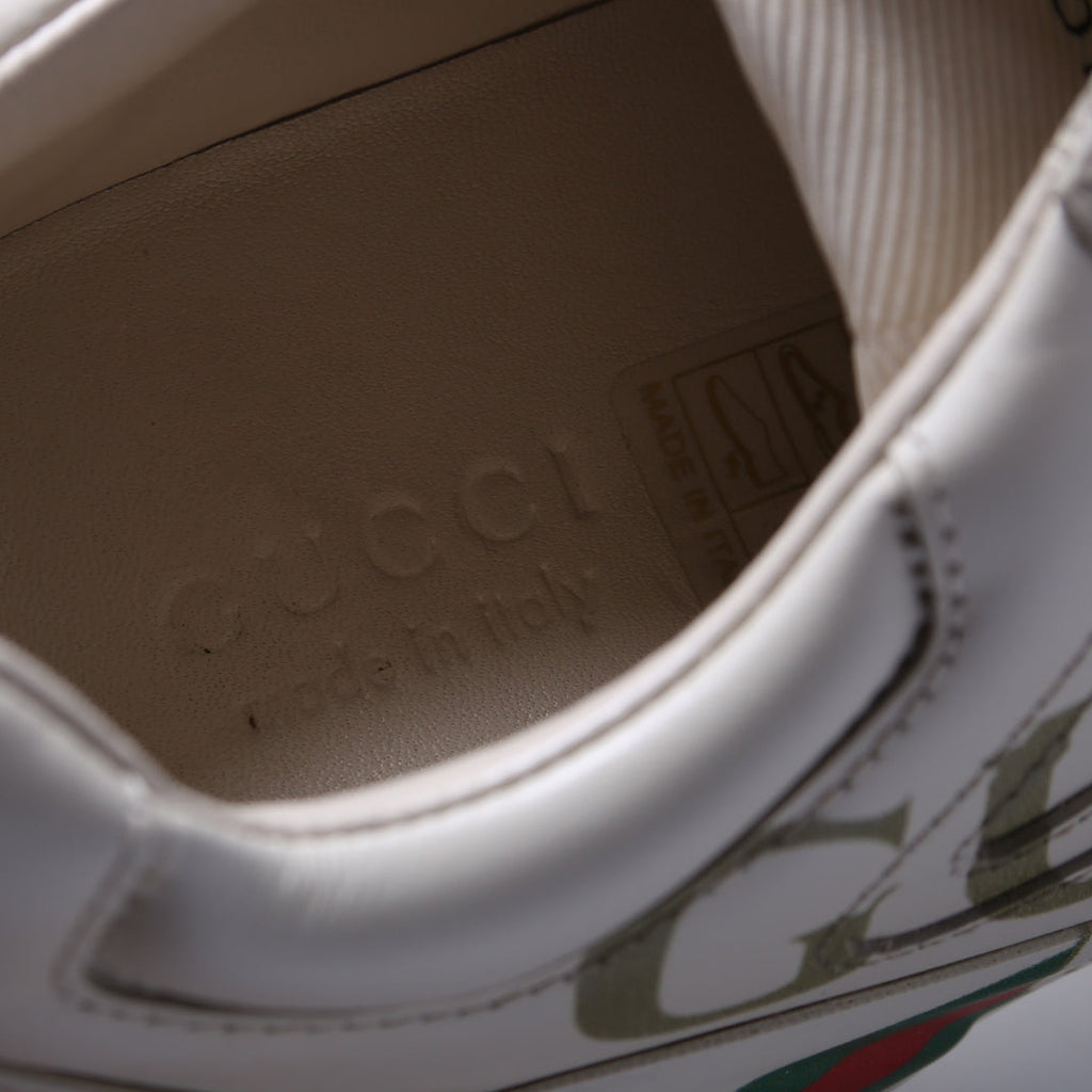 Rhyton Logo Sneakers Size 36.5 Cream