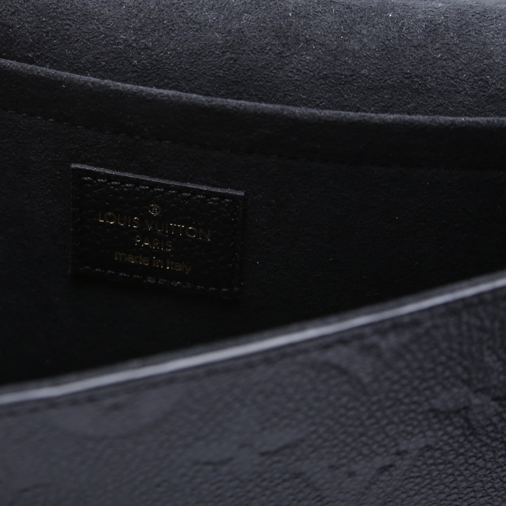 Pochette Felicie Empreinte Black