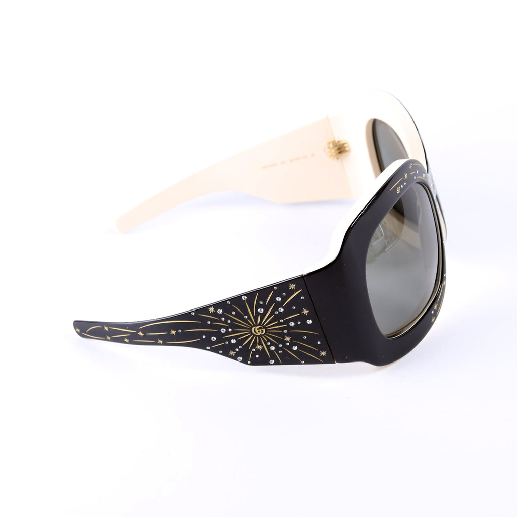 GG1093S Hollywood Forever Sunglasses Black/Cream