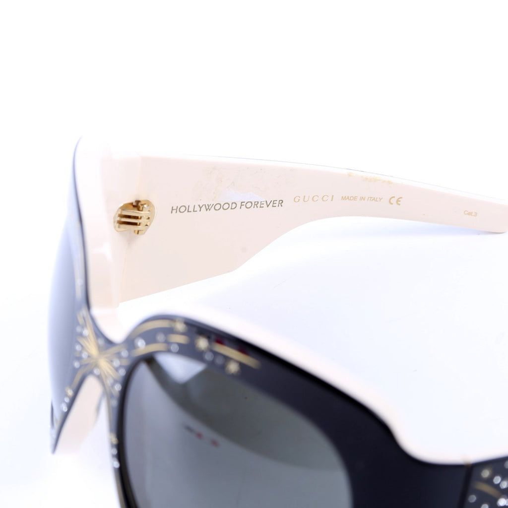 GG1093S Hollywood Forever Sunglasses Black/Cream