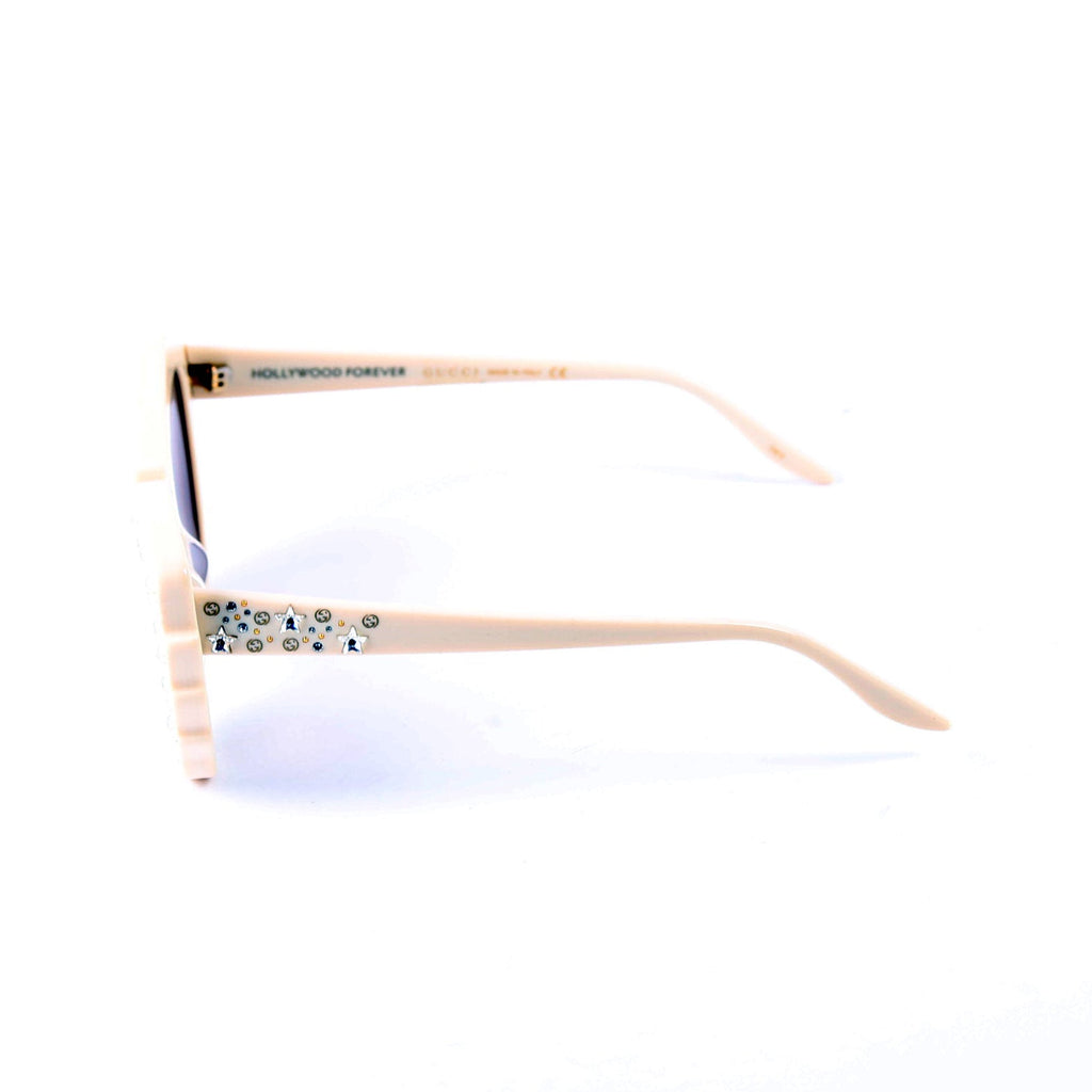 GG1095S 002 Cateye Crystal Sunglasses Cream