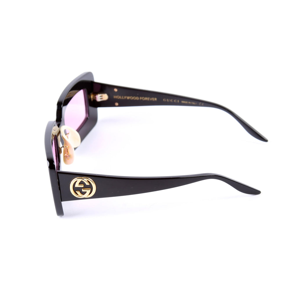 Gucci GG0974S 001 Sunglasses Black/Pink