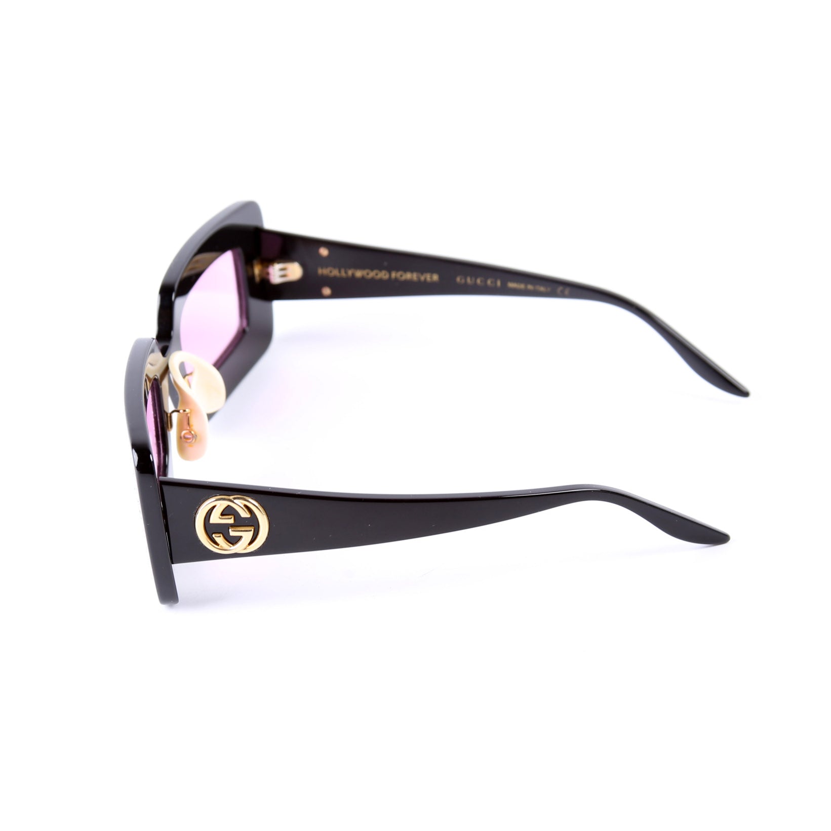 Gucci GG0974S 001 Sunglasses Black/Pink