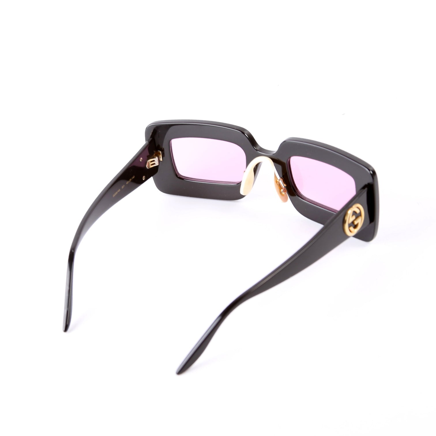 Gucci GG0974S 001 Sunglasses Black/Pink