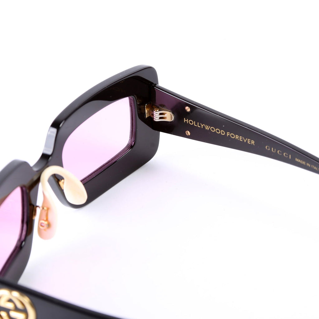 Gucci GG0974S 001 Sunglasses Black/Pink