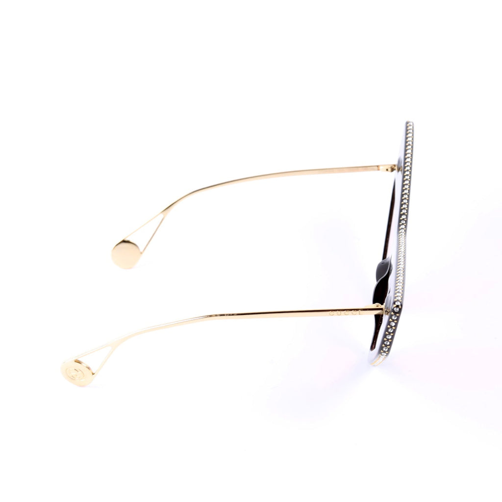 GG4030S 001 Crystal Sunglasses Black/Pink