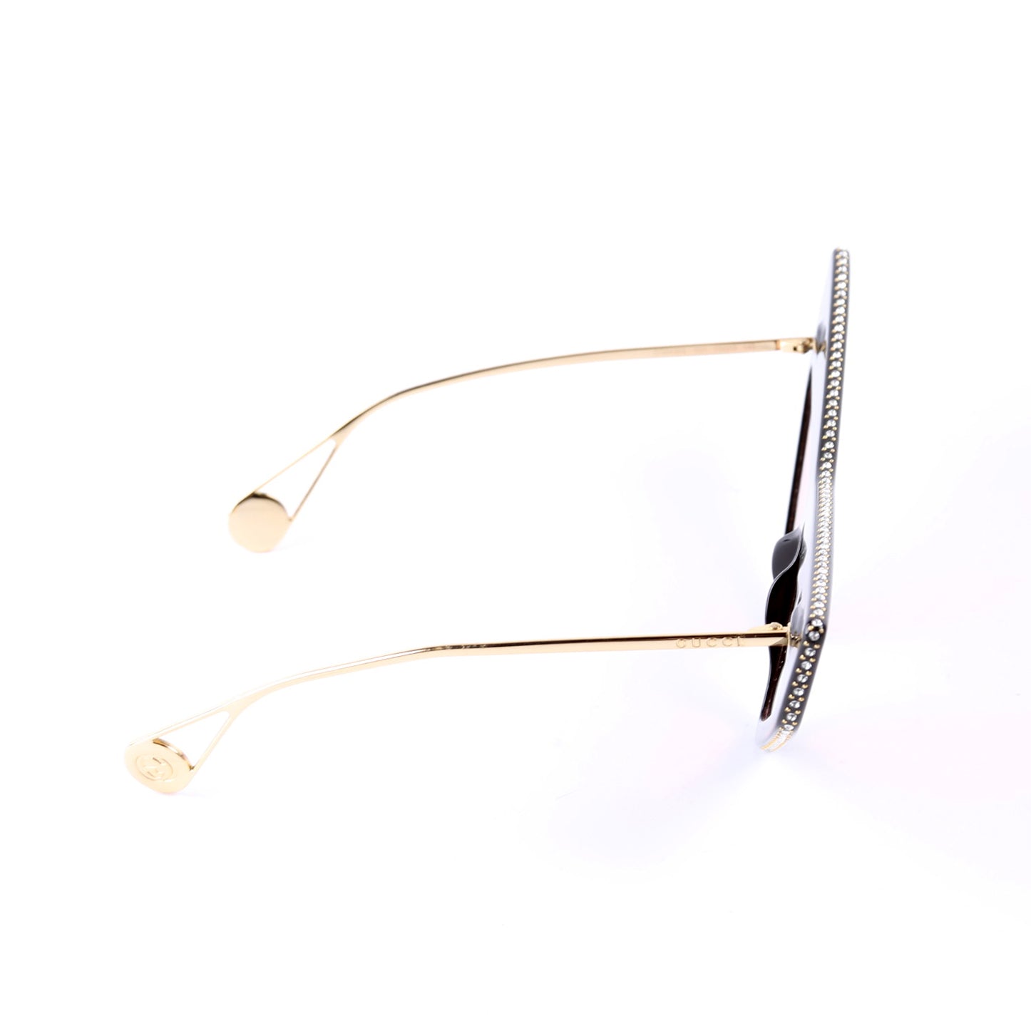 GG4030S 001 Crystal Sunglasses Black/Pink