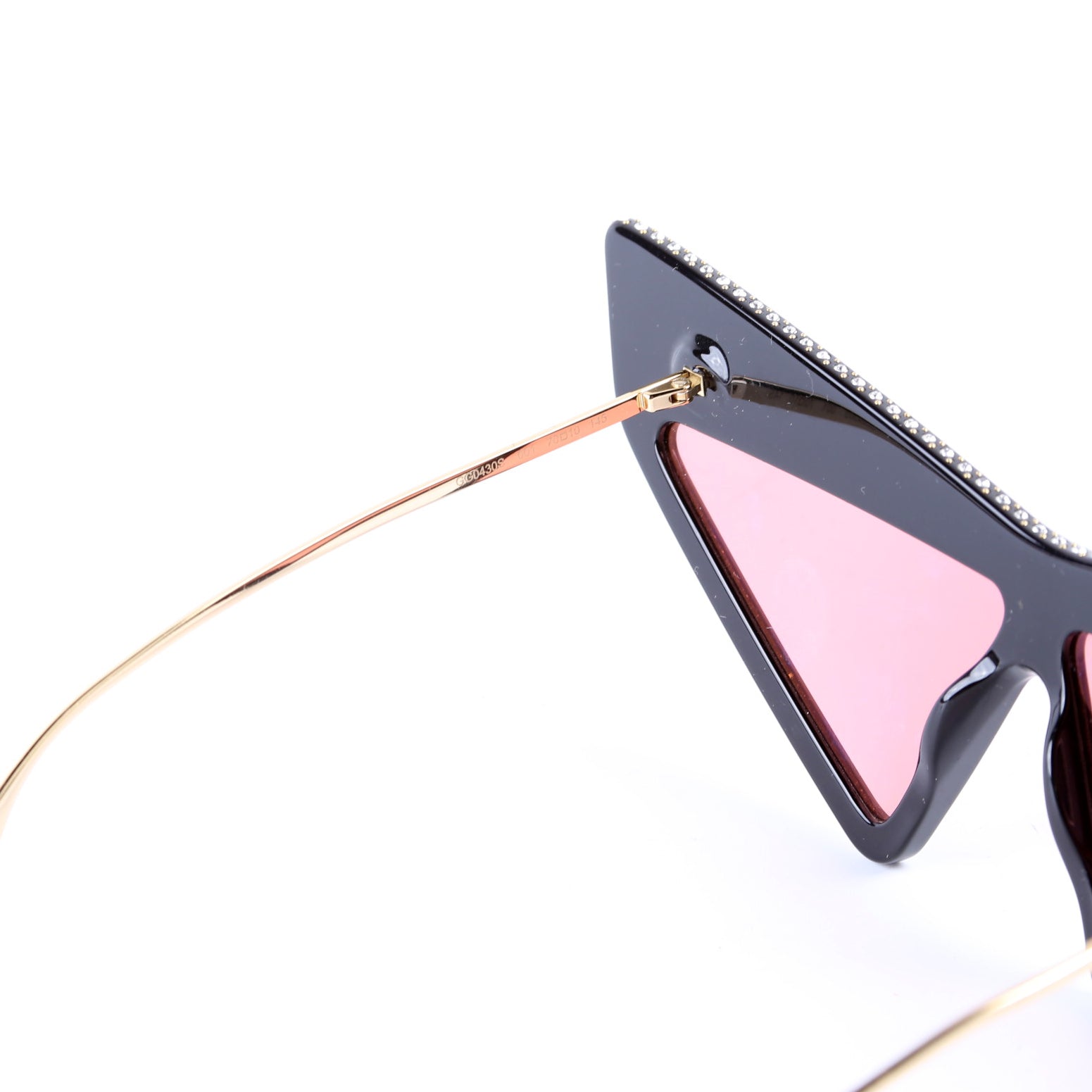 GG4030S 001 Crystal Sunglasses Black/Pink