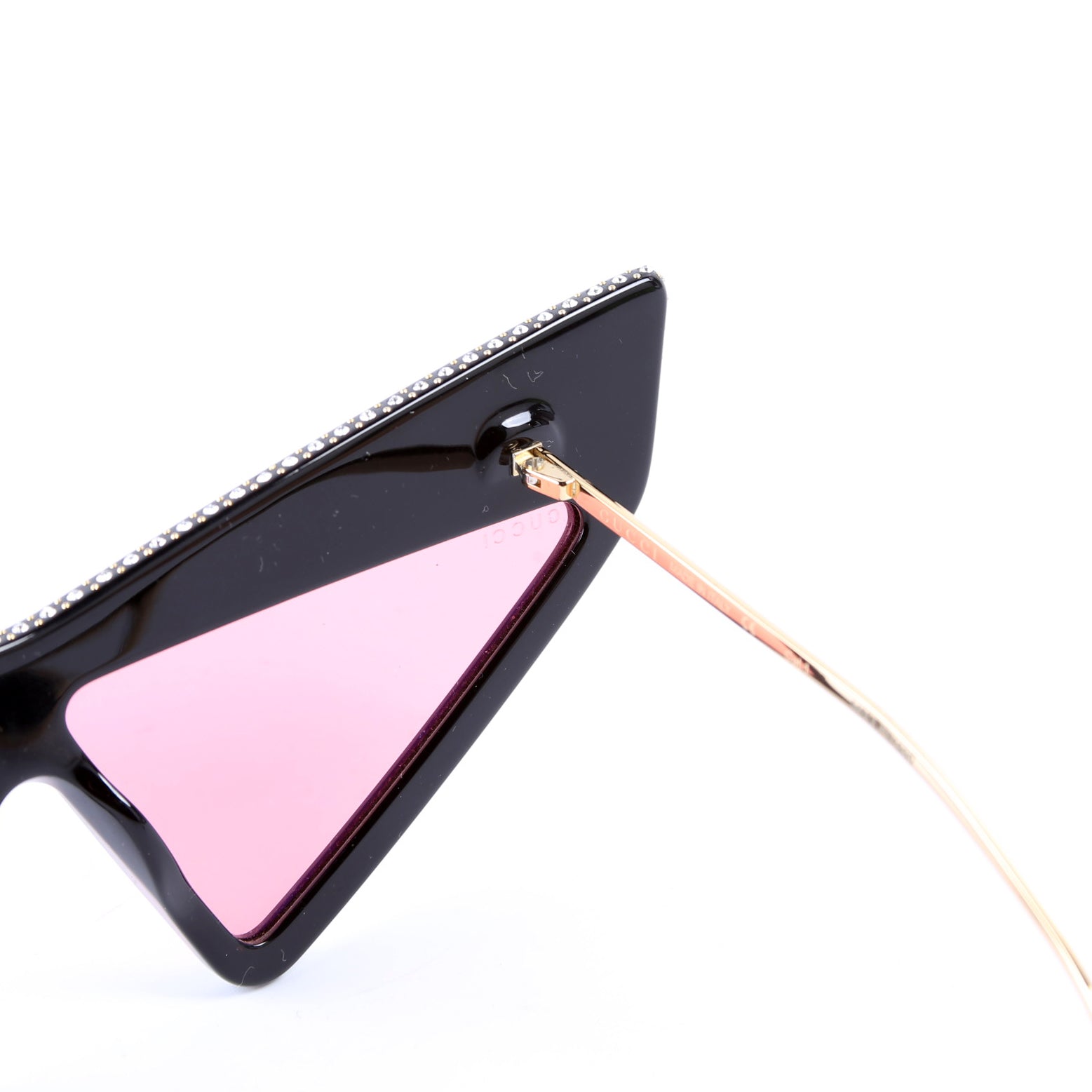 GG4030S 001 Crystal Sunglasses Black/Pink