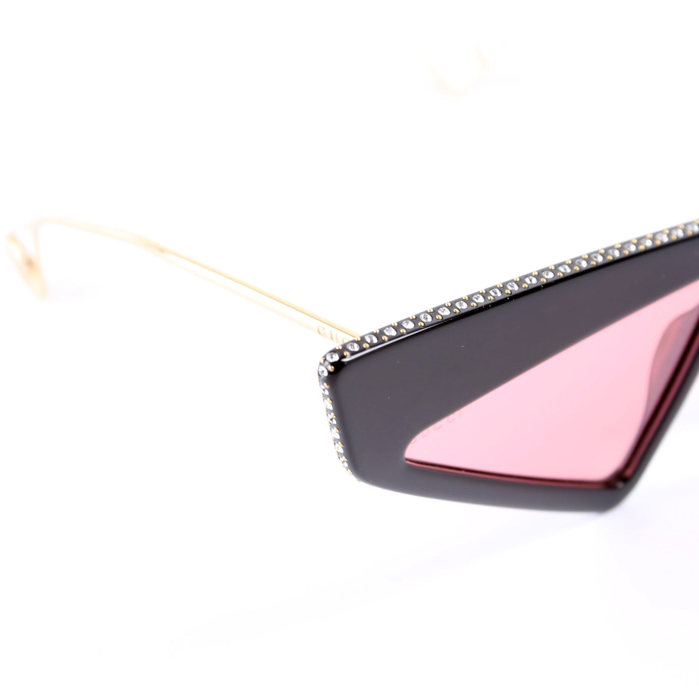 GG4030S 001 Crystal Sunglasses Black/Pink
