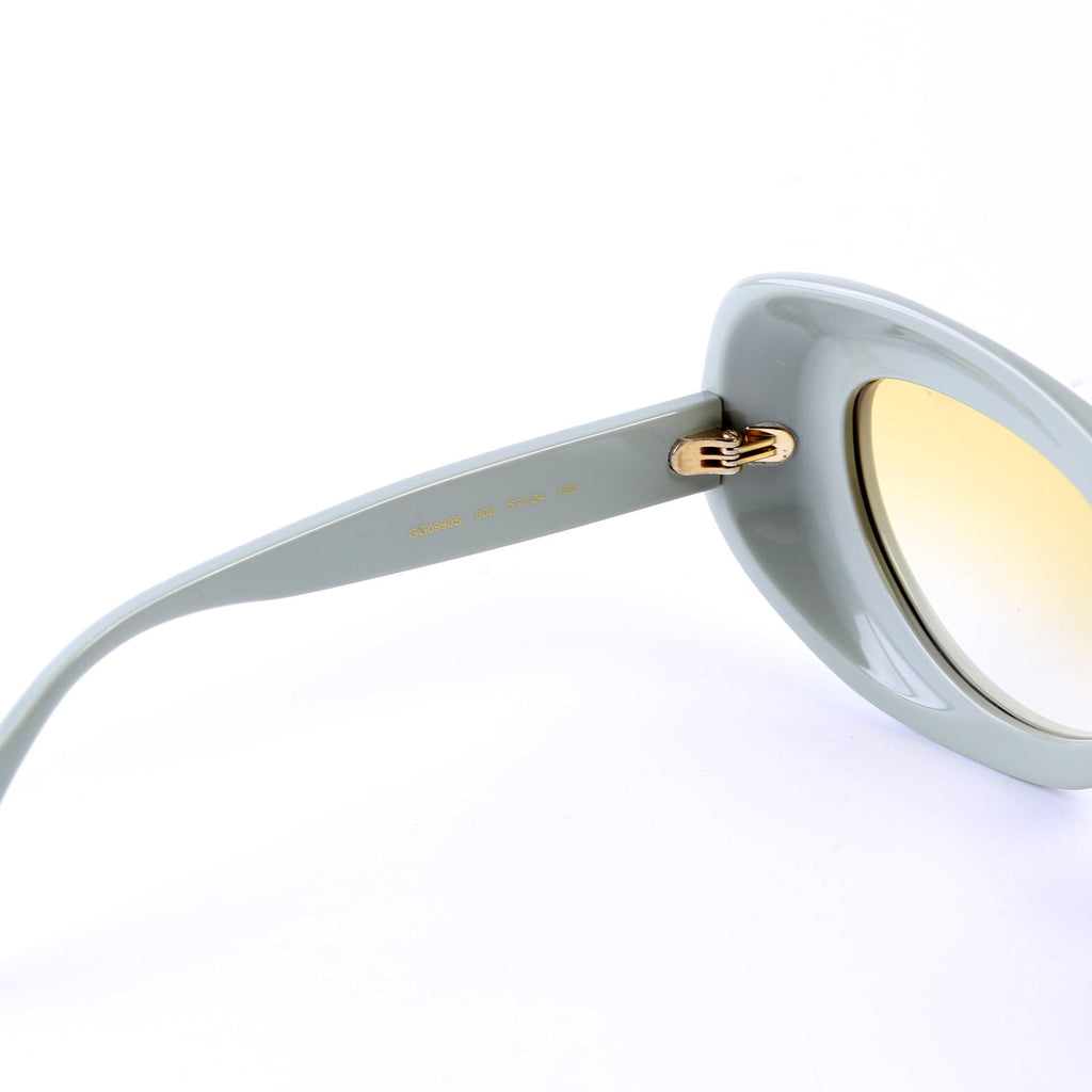 GG0990S 002 Cateye Sunglasses Green