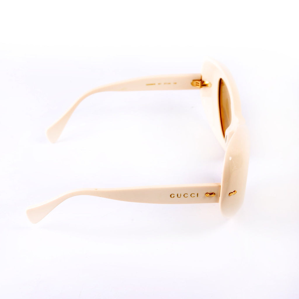 GG0990S 001 Cateye Sunglasses Cream