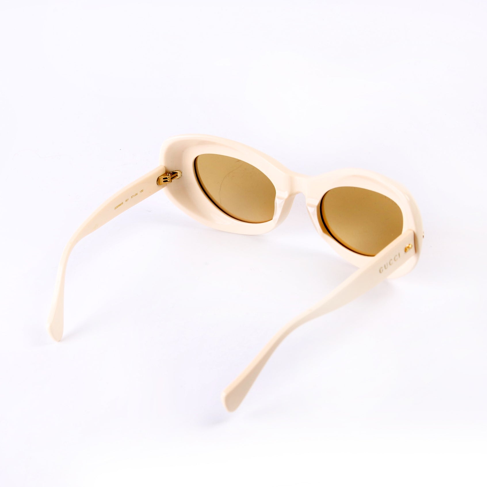 GG0990S 001 Cateye Sunglasses Cream