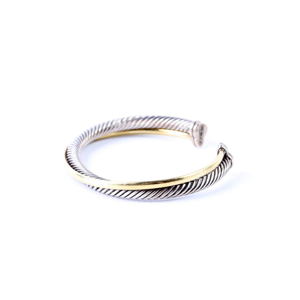 X Crossover Cuff Bracelet 925/750