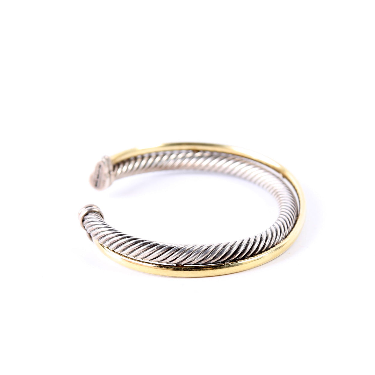 X Crossover Cuff Bracelet 925/750