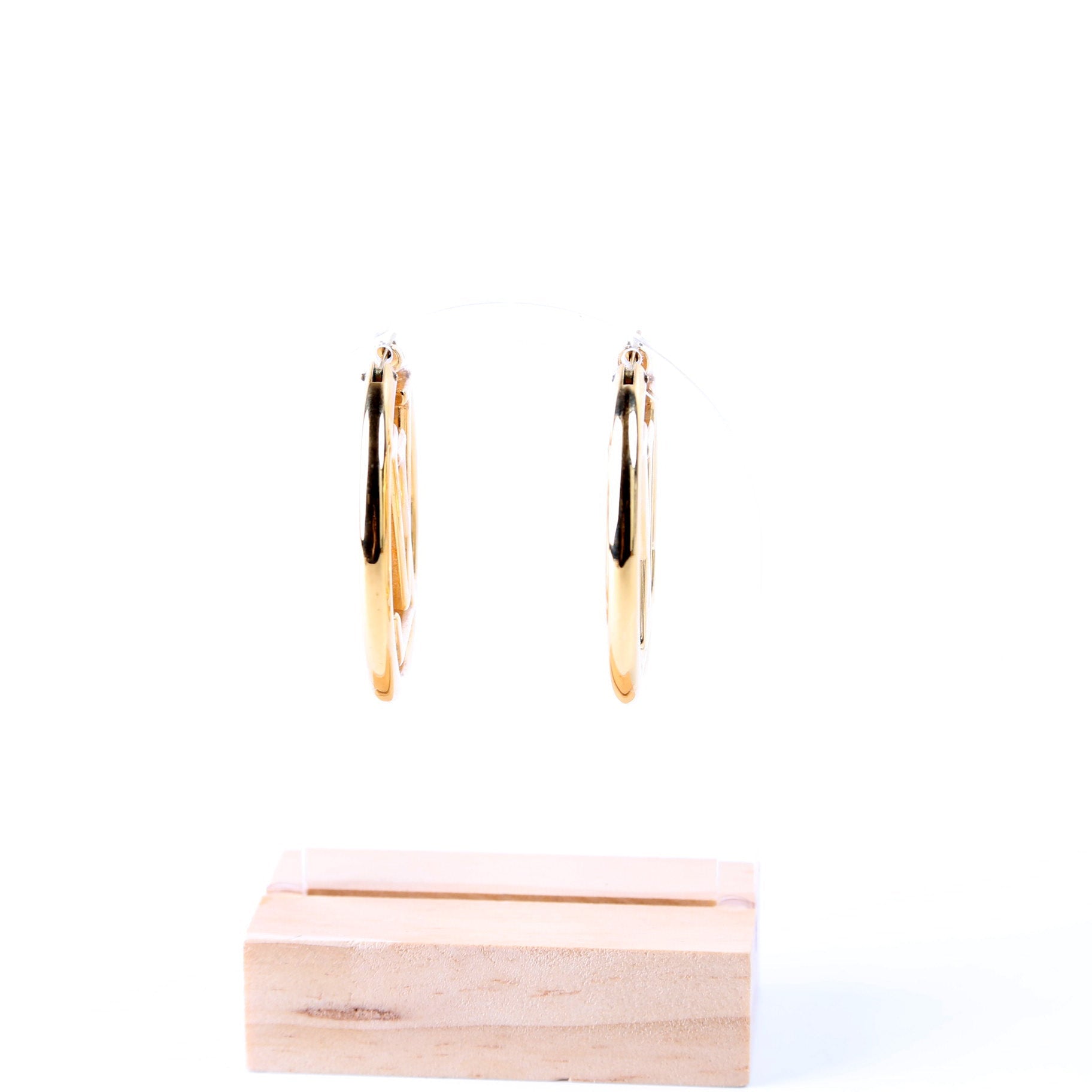 Louise Hoop GM Earrings Gold