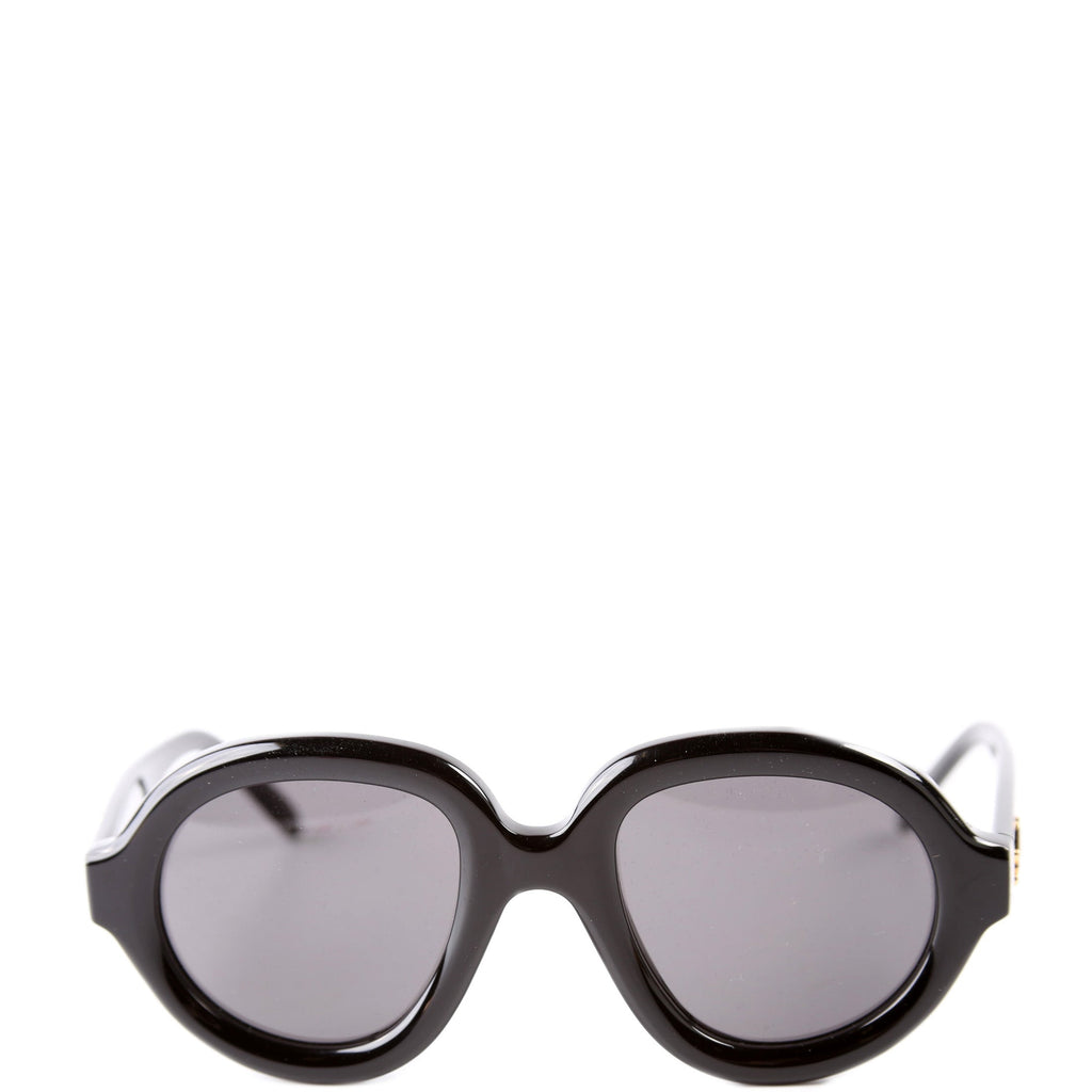 LW401051 Curvy Acetate Sunglasses Black