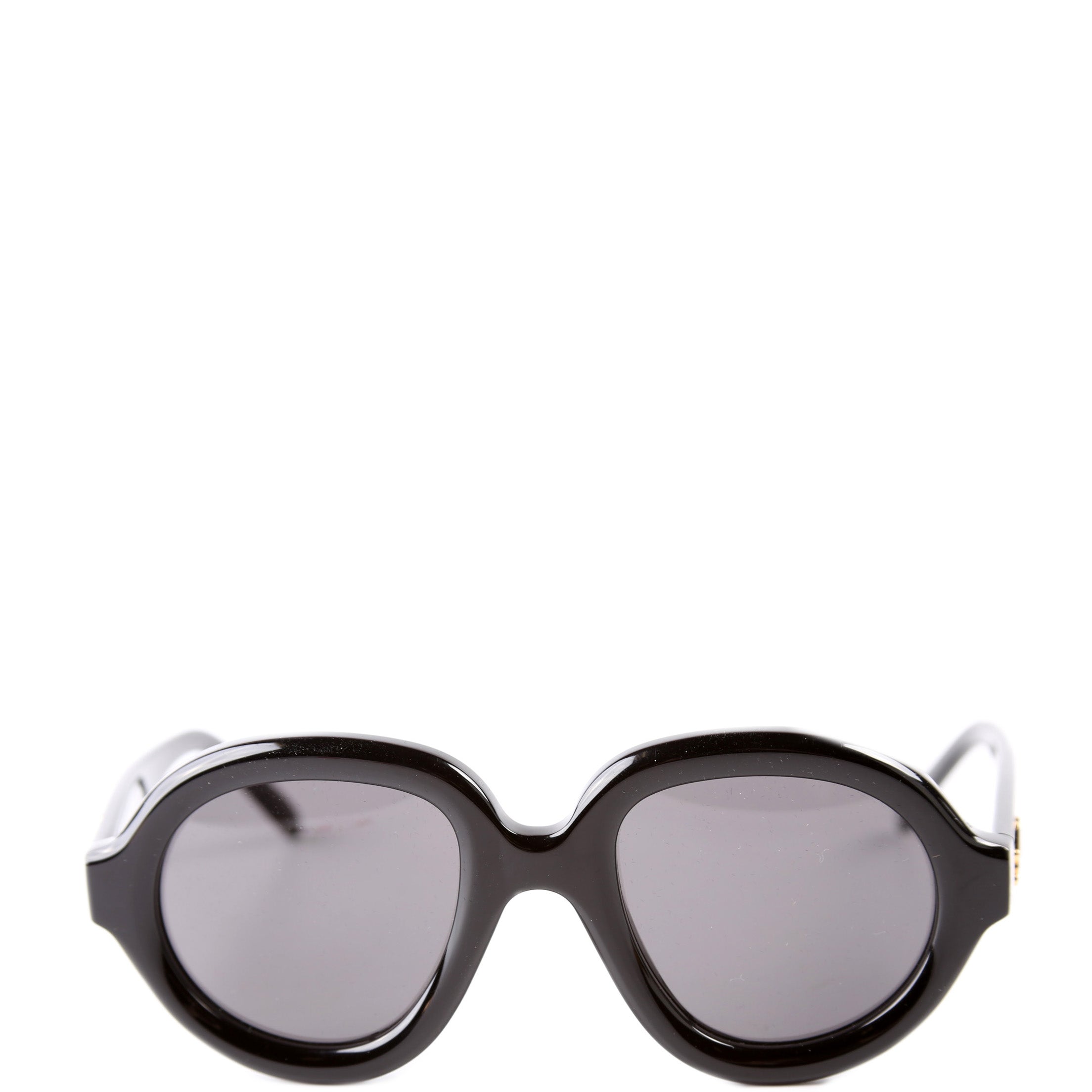 LW401051 Curvy Acetate Sunglasses Black