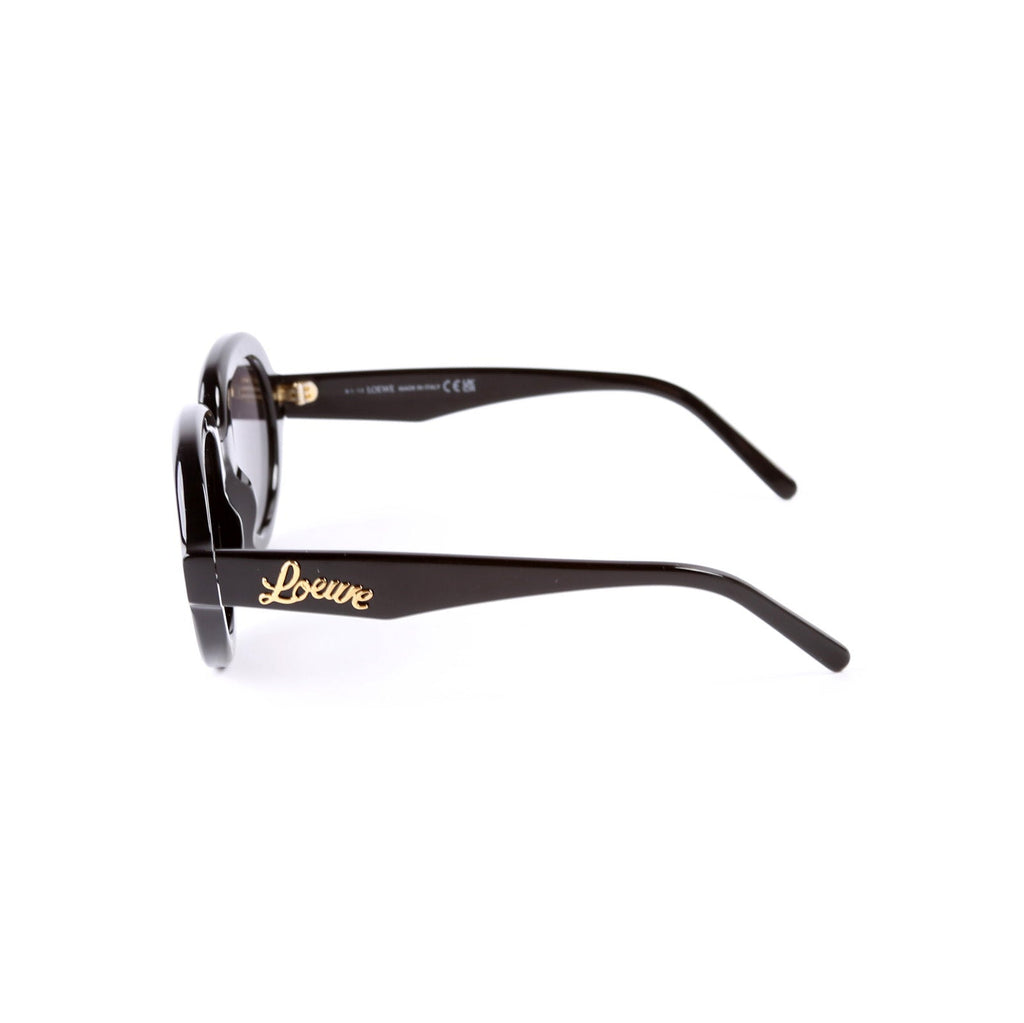LW401051 Curvy Acetate Sunglasses Black