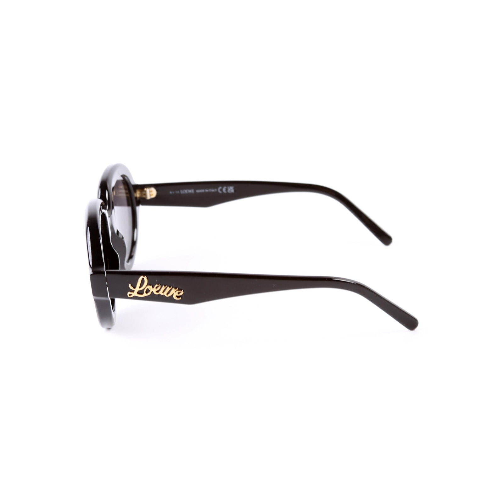 LW401051 Curvy Acetate Sunglasses Black